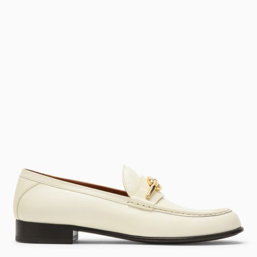 Ivory leather VLogo Signature loafer - Valentino Garavani - Modalova