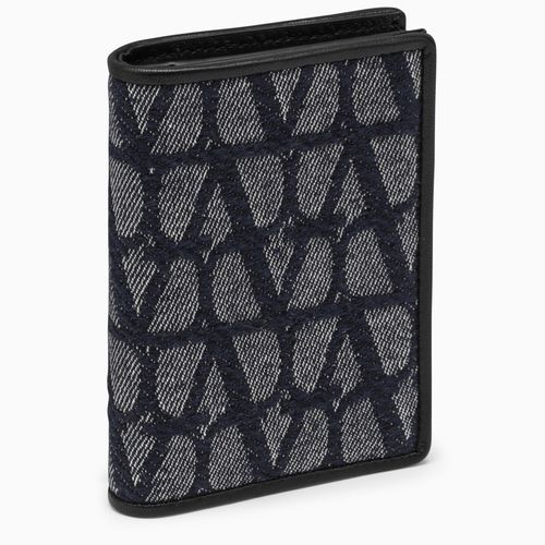 Toile Iconographe card case blue/black - Valentino Garavani - Modalova