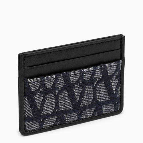 Toile Iconographe card case blue/black - Valentino Garavani - Modalova