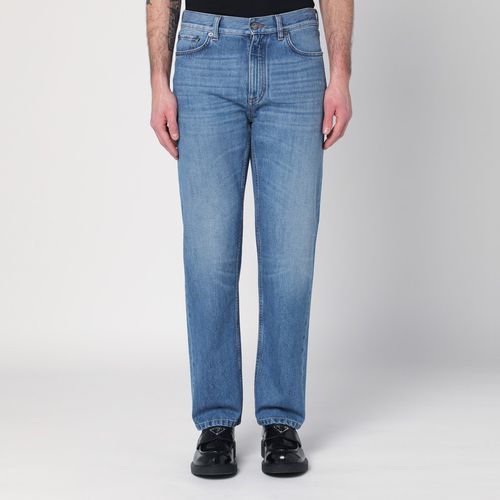 Regulär geschnittene Jeans aus blauem Denim - ZEGNA - Modalova