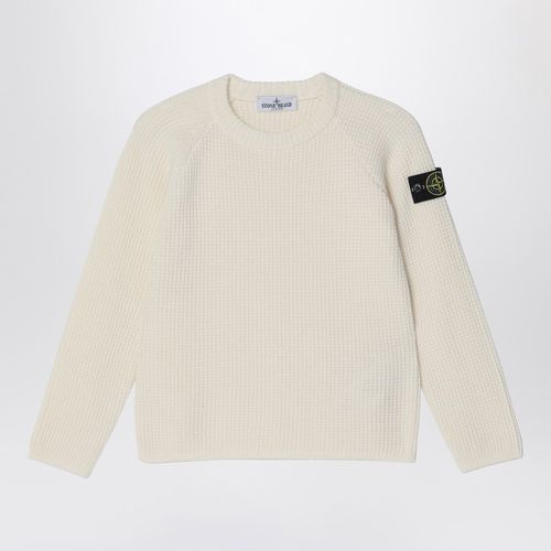 Beige wool-blend sweater - Stone Island - Modalova