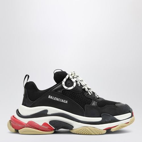 Triple S black/red trainer - Balenciaga - Modalova