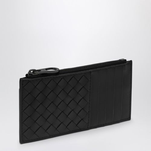 Card Holder with Intrecciato Zipper - Bottega Veneta - Modalova