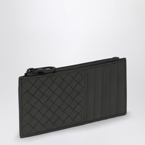 Card Holder with Intrecciato Zipper - Bottega Veneta - Modalova