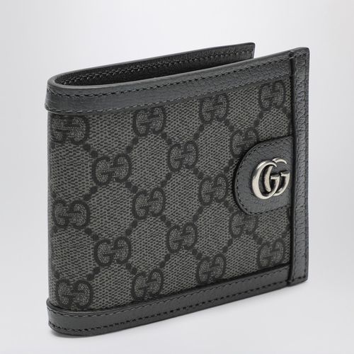 Ophidia fabric wallet GG Supreme grey/ - GUCCI - Modalova