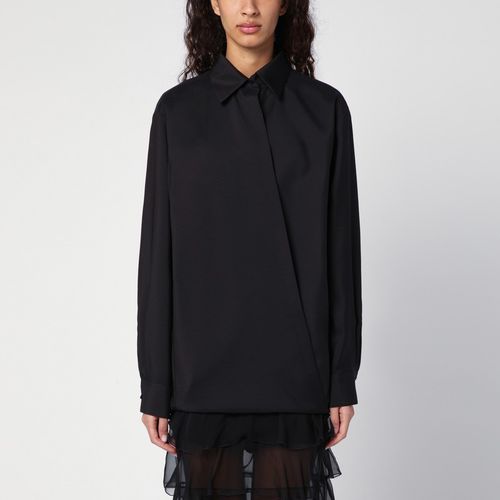 Black shirt with drawstring - Valentino - Modalova