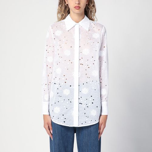 Camicia in Daisy Organdis avorio - Valentino - Modalova