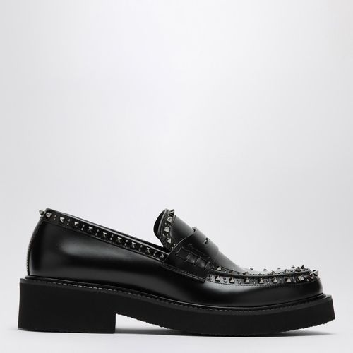 Black Gentleglam loafer with studs - Valentino Garavani - Modalova