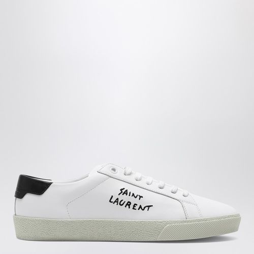 Sneaker Court SL/06 bianca con ricamo - Saint Laurent - Modalova