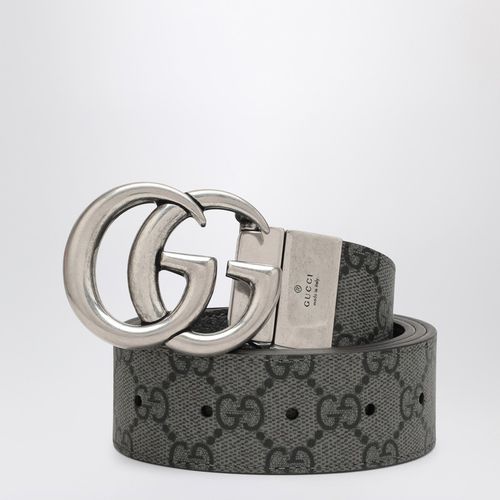 Cintura GG Marmont in tessuto Supreme grigio/ - GUCCI - Modalova