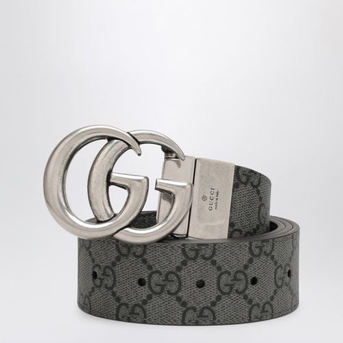 GG Marmont belt in Supreme fabric grey/ - GUCCI - Modalova