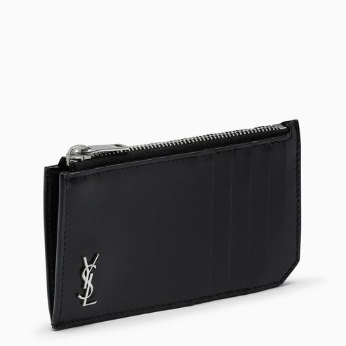 Monogram zip credit card holder - Saint Laurent - Modalova