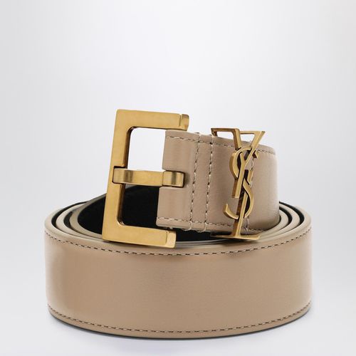 Cintura Monogram beige 3 cm - Saint Laurent - Modalova