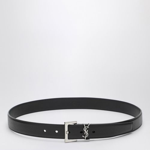 Cassandre belt in grained leather - Saint Laurent - Modalova