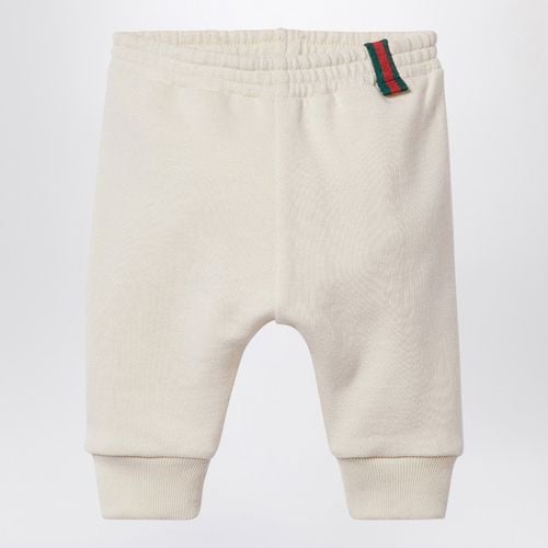 Weiße Jogginghose aus Baumwolle - GUCCI - Modalova