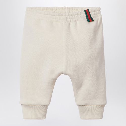 White cotton jogging trousers - GUCCI - Modalova