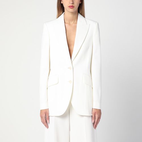 Ivory wool single-breasted jacket - Stella McCartney - Modalova