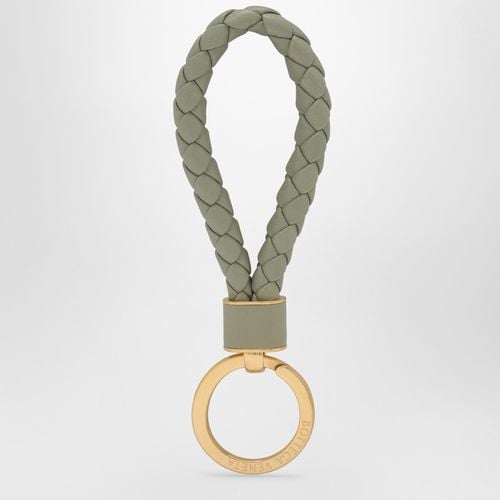 Travertine keyring in woven leather - Bottega Veneta - Modalova