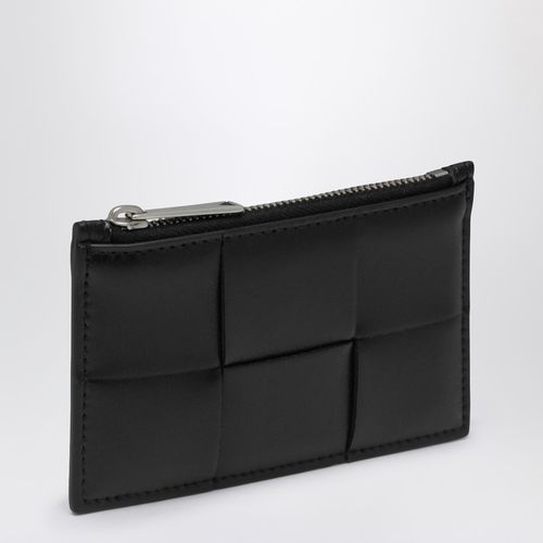 Card Holder with Intrecciato Zipper - Bottega Veneta - Modalova