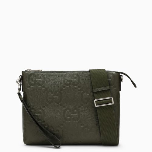 Borsa a tracolla verde in Jumbo GG - GUCCI - Modalova