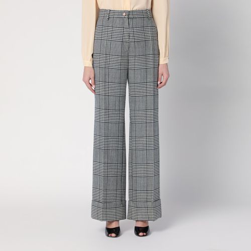 Trousers with lapels in Prince of Wales - Valentino - Modalova