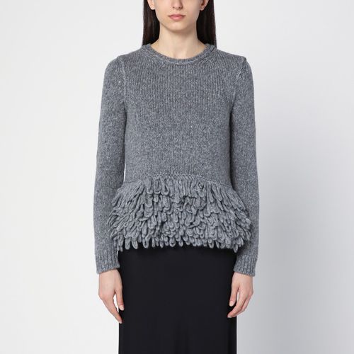 Wool sweater with feather insert - Stella McCartney - Modalova