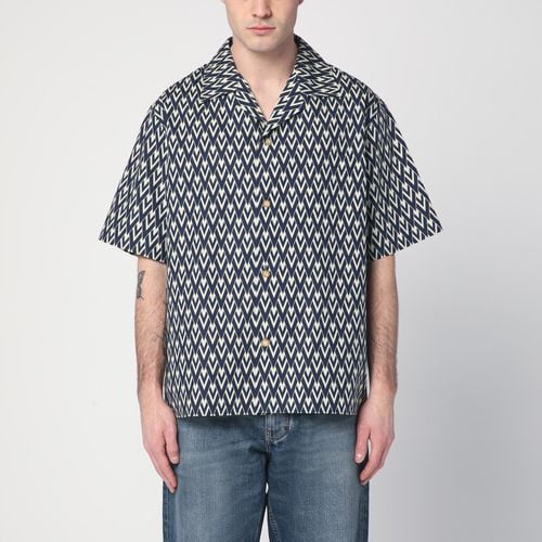 Bowling shirt with Toute la V all over print - Valentino - Modalova