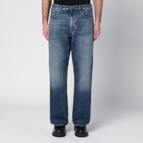 Blue washed denim jeans - Valentino - Modalova