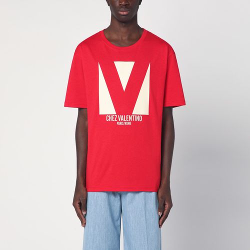 T-shirt with Chez print - Valentino - Modalova