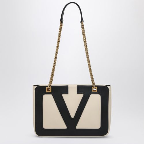 Kleine Tasche Viva Superstar Butter /schwarz - Valentino Garavani - Modalova