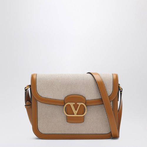 Beigefarbene Tasche 9TO5 aus Canvas und Leder - Valentino Garavani - Modalova