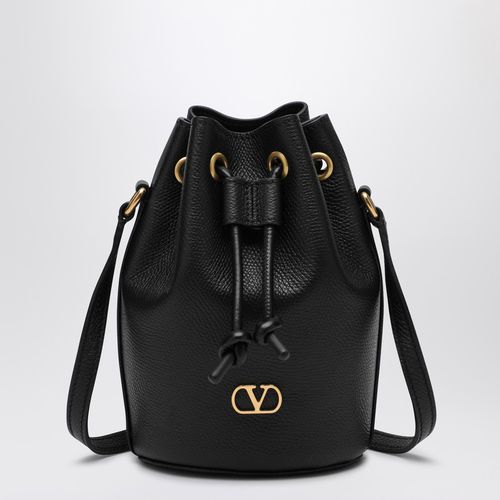 Borsa a secchiello Vlogo Signature nera - Valentino Garavani - Modalova