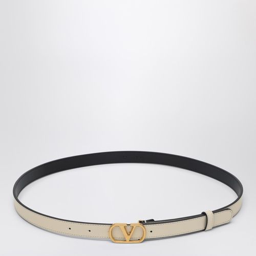 Cintura Vlogo Signature ivory/black - Valentino Garavani - Modalova