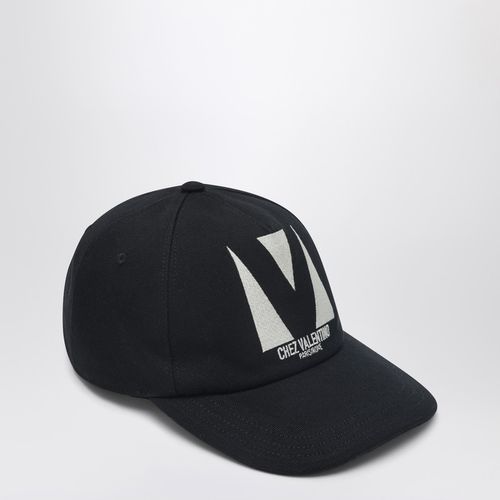 Chez Valentino black baseball cap - Valentino Garavani - Modalova