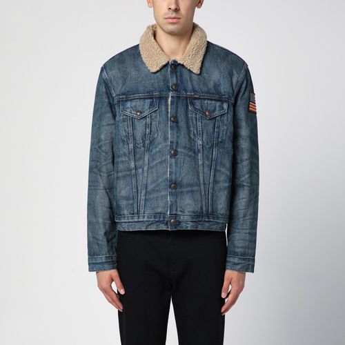 Denim and fleece trucker jacket - Polo Ralph Lauren - Modalova