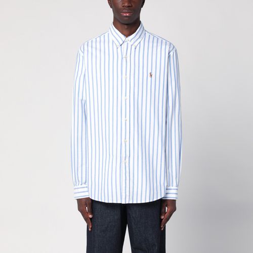 Custom-fit white/ striped Oxford shirt - Polo Ralph Lauren - Modalova