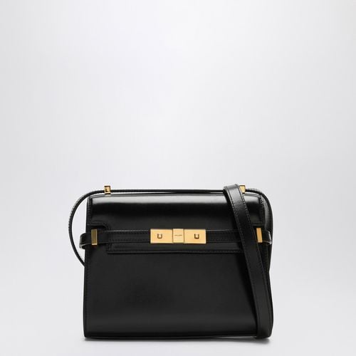 Manhattan mini bag black leather - Saint Laurent - Modalova