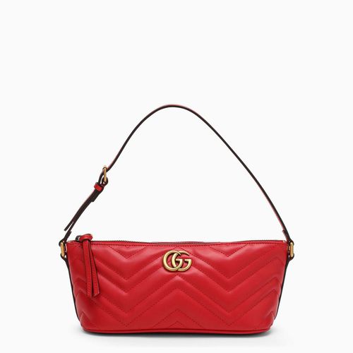 Borsa a spalla piccola GG Marmont rossa - GUCCI - Modalova