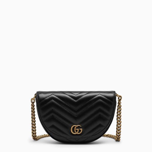 Mini borsa GG Marmont nera - GUCCI - Modalova