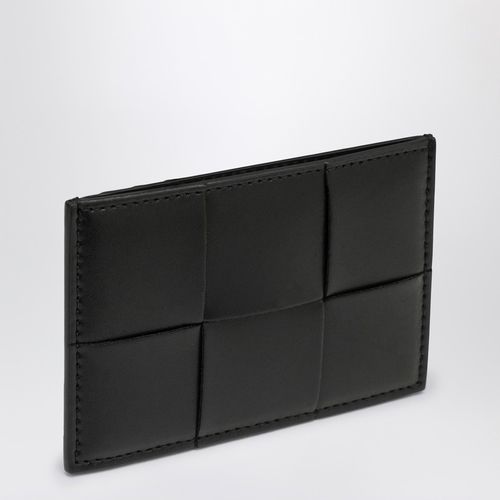 Black Intrecciato card holder - Bottega Veneta - Modalova