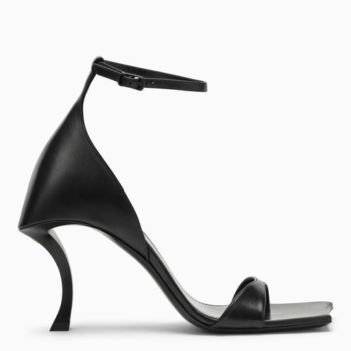 Hourglass 100 black leather sandal - Balenciaga - Modalova