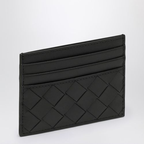 Black Intrecciato card holder - Bottega Veneta - Modalova