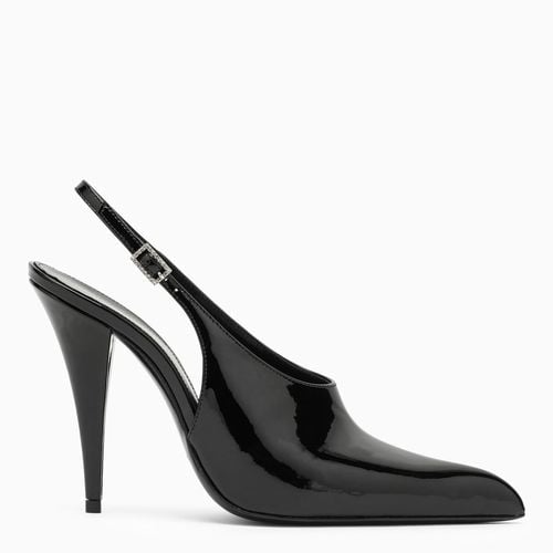 Black patent leather Nico mule - Saint Laurent - Modalova