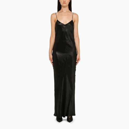 Langes schwarzes Kleid - Saint Laurent - Modalova