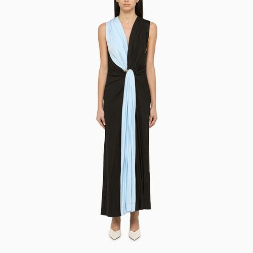 Fondant/celeste long dress - Bottega Veneta - Modalova