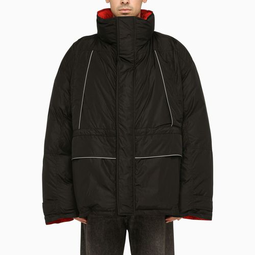 Balenciaga black nylon wrap parka - Balenciaga - Modalova