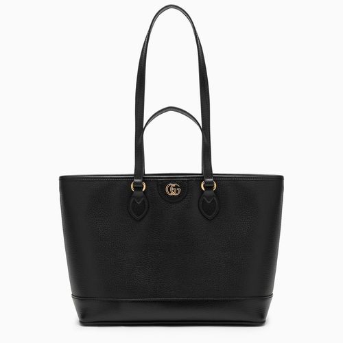 Mini borsa shopping Ophidia nera in pelle - GUCCI - Modalova