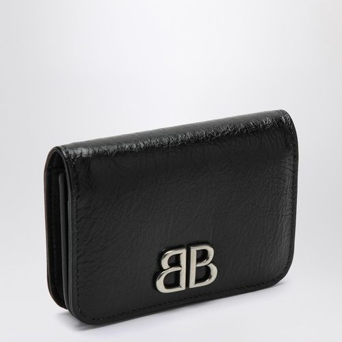 Monaco leather card case with logo - Balenciaga - Modalova