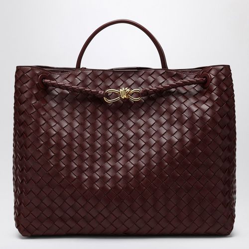 Andiamo large Burgundy-coloured bag - Bottega Veneta - Modalova