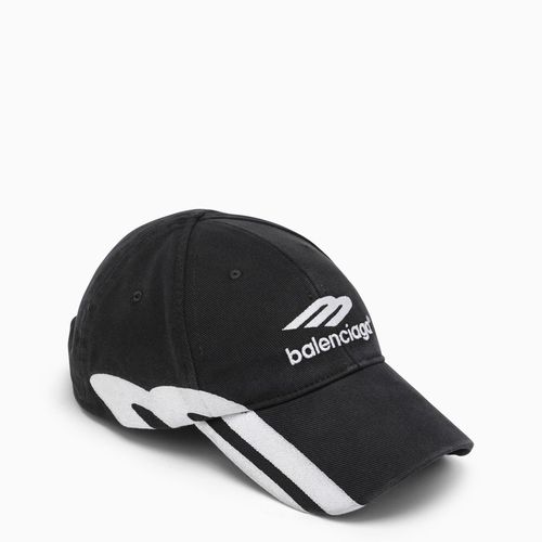 Washed out baseball cap with logo - Balenciaga - Modalova